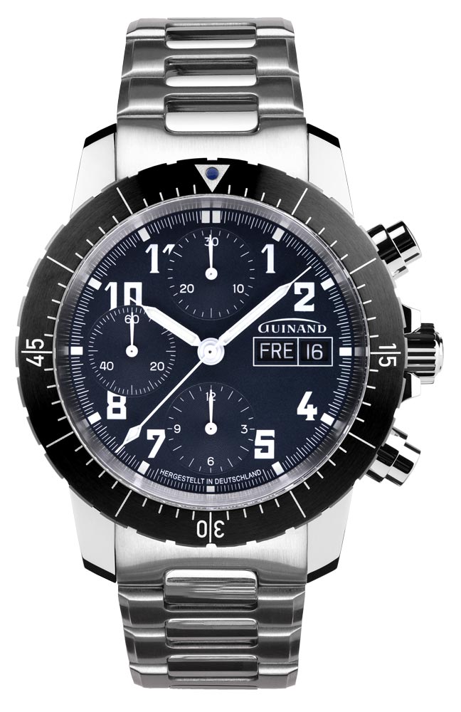 Guinand STAHL BLAU on wrist